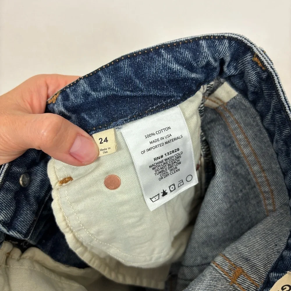 GRLFRND Melanie High Rise Boot Cut Jeans in Los Feliz Size 24 - Picture 10 of 14